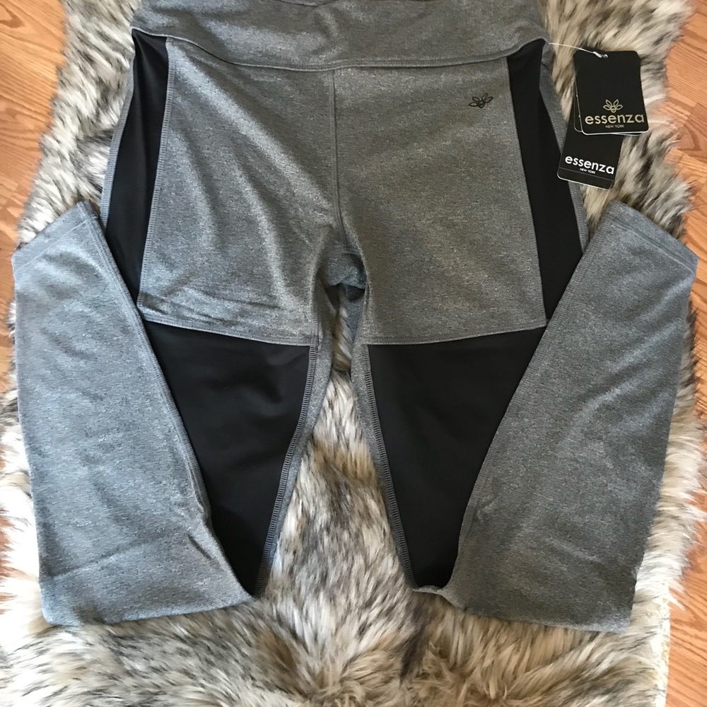 NWT Essenza Charcoal Yoga Pants
